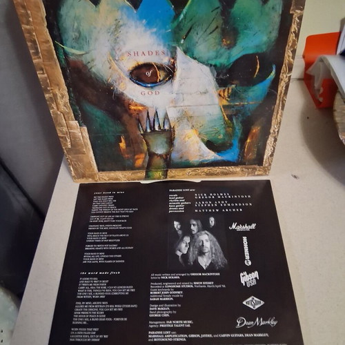 Paradise Lost Shades of God vinyl LP, first English edition 1992