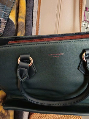 Medium-sized handbag used, green
