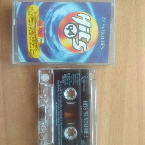 22 hottest hits 94 cassette used, pop