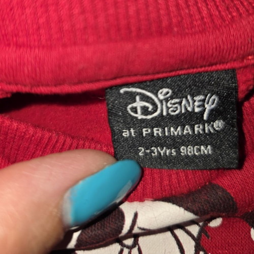 Disney Minnie sweatshirt like new, red, 2-3 years