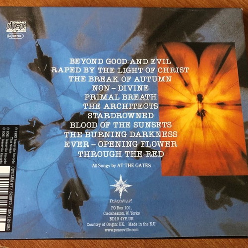 At The Gates With Fear I Kiss The Burning Darkness CD used