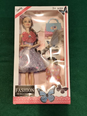 Fashion The Beautiful Girl fashion doll with accessories and extra dress