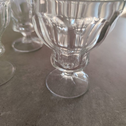 Vintage ice cream glasses, set of 6