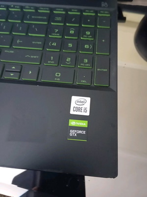 Hp Pavilion gaming laptop μεταχειρισμένο με i5 10ης γενιάς, 8GB RAM, GTX