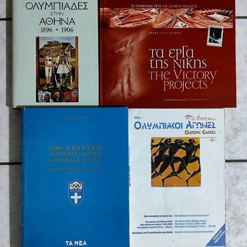 Books about Olympic Games used, set of 4 volumes