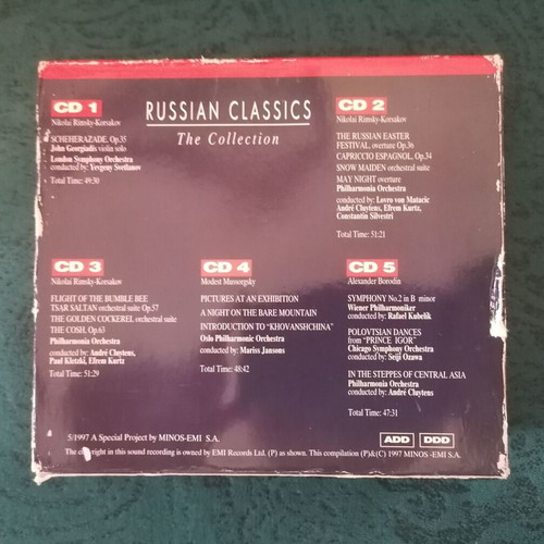 Russian Classics The Collection Limited Edition CD like new, classical music