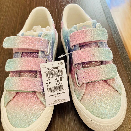 Next kids sneakers new, size 32, multicolor