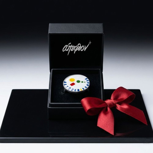 Essenza Cromatica ring new, hand-painted abstract design