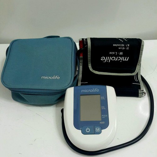 Microlife digital blood pressure monitor used with case