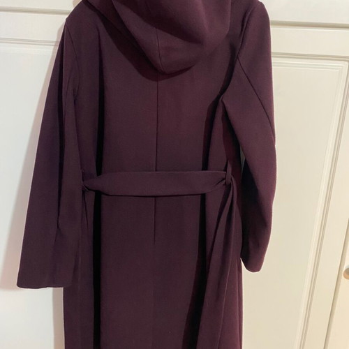 Wool coat Zara used, size M, purple