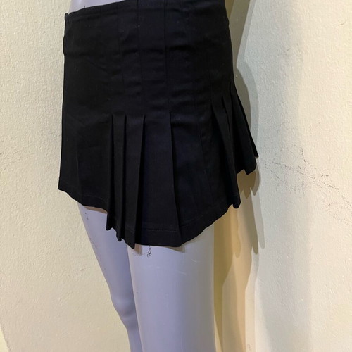Saxo mini pleated skirt black XS like new