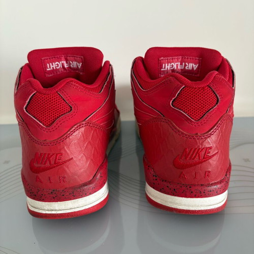 Nike Air Flight 89 “Python” like new, red athletic shoes EU 38.5