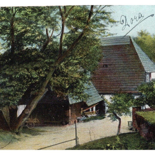Postcards like new, pack of 4 old and album with 12 black and white Corfu