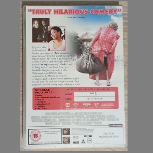 Big Momma's House DVD like new