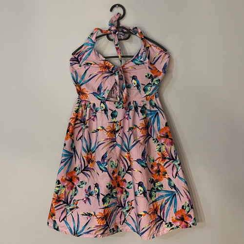 Atmosphere pink floral dress, sizes S/M