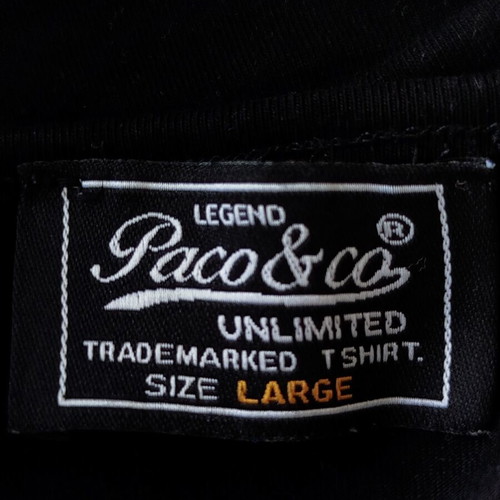 Paco & Co cotton dress black, like new, size large
