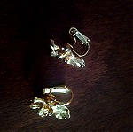  Vintage 90s κουμπωτά σκουλαρίκια σε χρώμα χρυσαφί