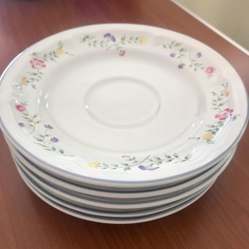 Vintage Winterling Bavaria Coffee Tea Serving Set like new with English Garden plates