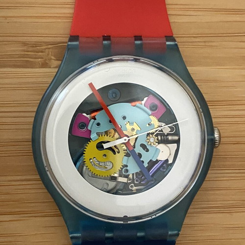 Swatch New Gent Lacquered 2012 skeleton watch like new