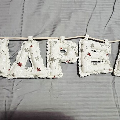 Handmade banner Andreas