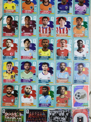 Panini Fifa World Cup 2026 stickers new, 42 pieces including Coca-Cola