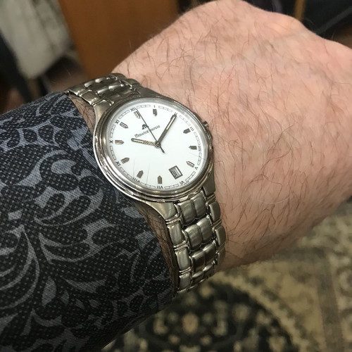 Maurice Lacroix men's watch new stainless steel with sapphire