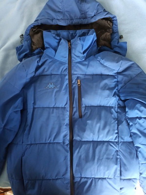 Kappa men's jacket used, size Small, blue