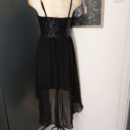GinaTricot women's strapless evening dress like new, size S black