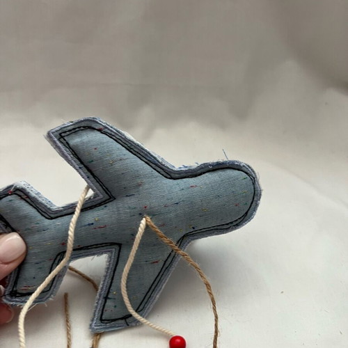Fabric airplane new, hanging decoration