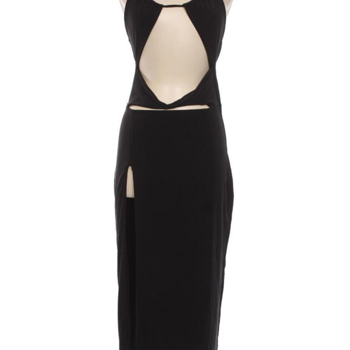 Public Desire maxi dress new, sexy cutout, size Medium, black