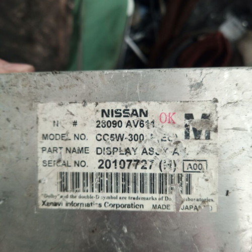 Nissan Primera P12 Display (2001-2007) used, 28090 AV611