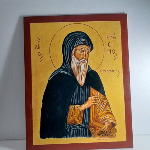Icon Saint Gerasimos of Kefalonia new