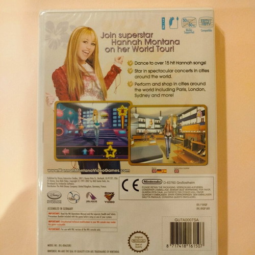 Hannah Montana: Spotlight World Tour Nintendo Wii new