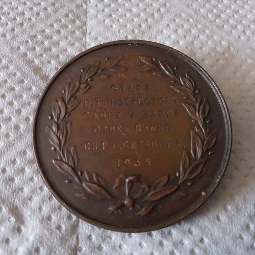 Χάλκινο στρατιωτικό μετάλλιο British Royal Tournament 1935