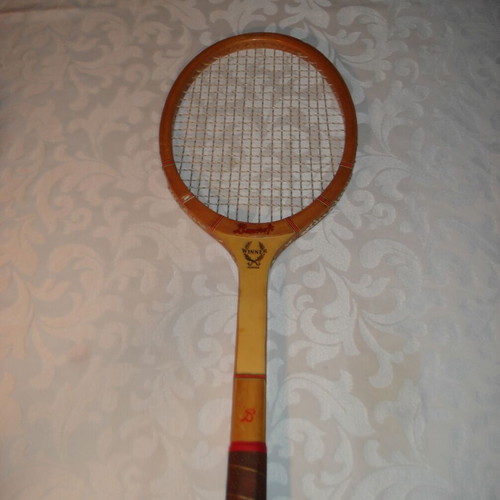 Vintage Wooden Tennis Racket Bancroft "Winner Junior" with Authentic Case – Made in USA