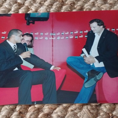 Rare Authentic Rivaldo Photo like new, Karaiskaki Stadium 2004
