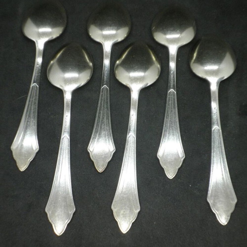 Vintage WMF Facer model spoons used with box