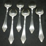Vintage WMF Facer model spoons used with box