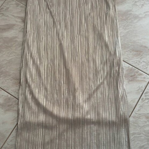 Edited dress with strap silver like new, size M