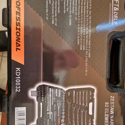 Tool kit workshop wrench set 82 pieces new