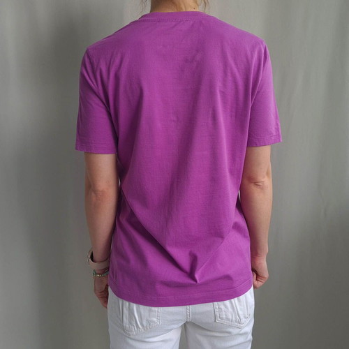 Acne Studios women's designer T-shirt size M, 100% cotton, like new, purple