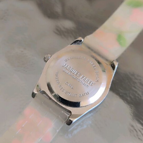 Jacques Farel children's watch used with embossed strap and metal case