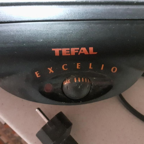 Tefal electric grill used, black color