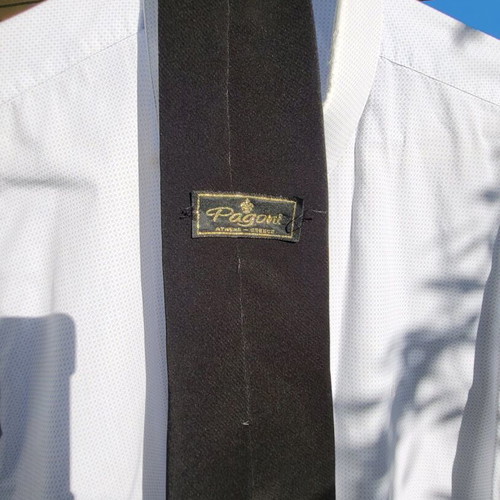 Pagoni black tie used in excellent condition