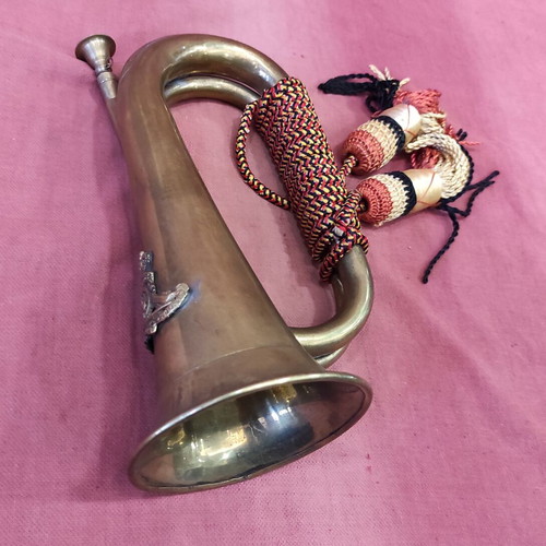 British artillery bugle from WWI and WWII, like new