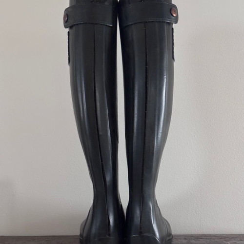 Burberry wellington boots like new, size 39, black