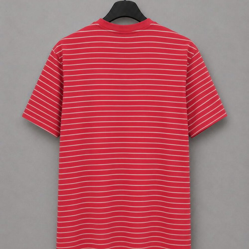 Oxford Company men's striped T-shirt medium, like new, red and white cotton
