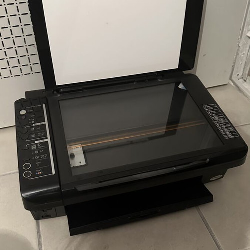 Epson Stylus multifunction printer used, 3-in-1 A4 device