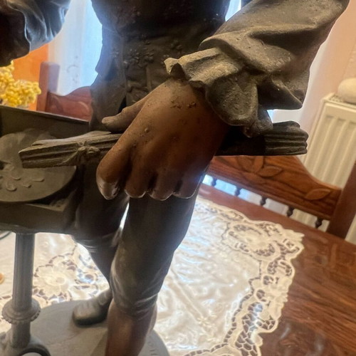 Sculpture The Artist in His Studio like new