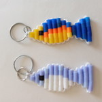 Handmade unique keychains duo
